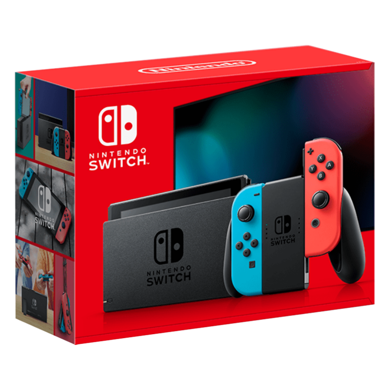 Nintendo Switch Console - Neon Red / Neon blue (Latest Model)