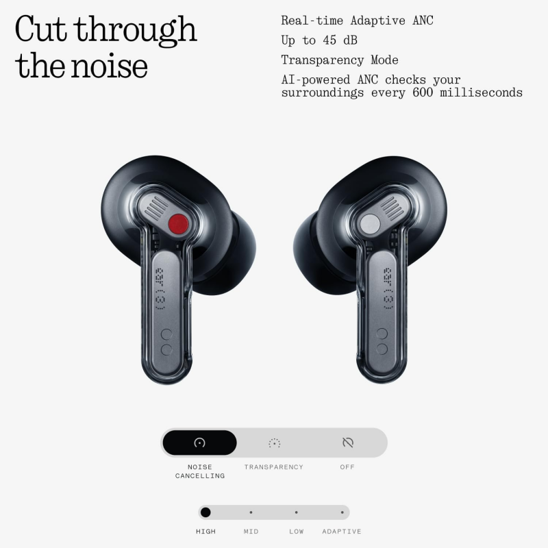 Nothing Ear (3) Wireless Earbuds - Black
