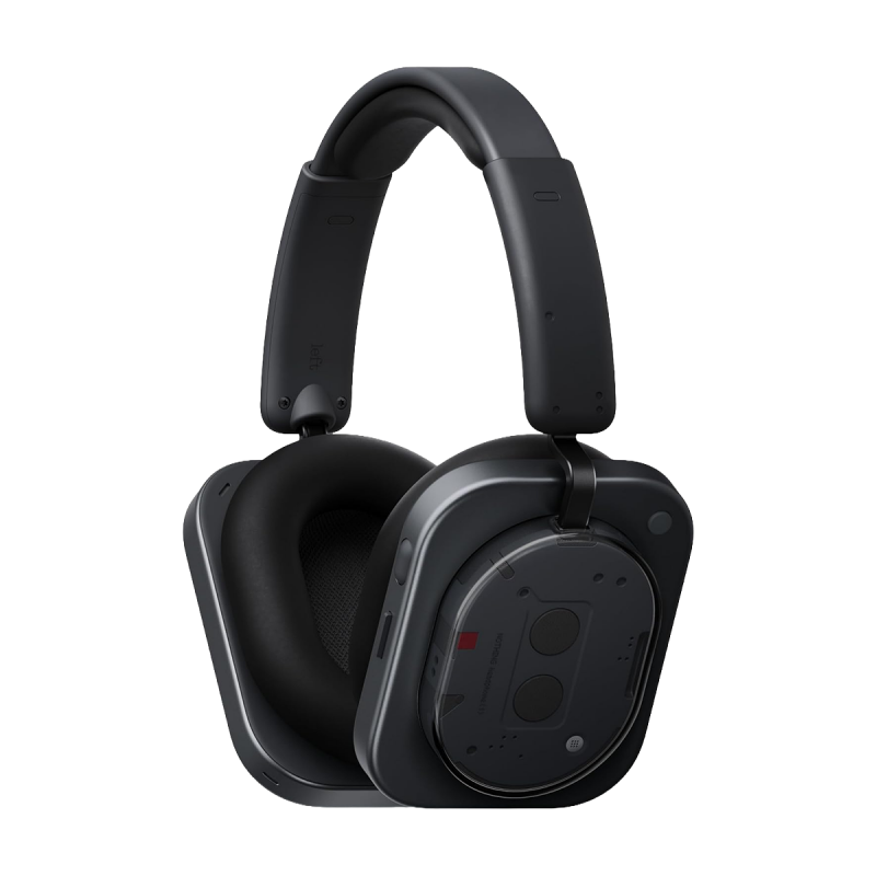Nothing Headphone (1) Wireless Over Ear Headphones with Active Noise Cancelling - Black