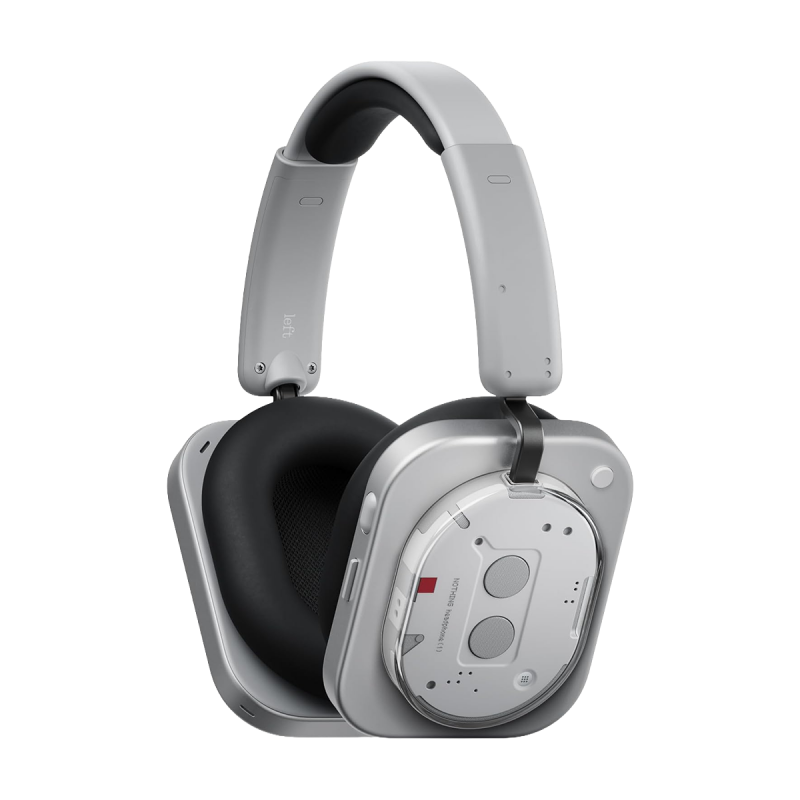 Nothing Headphone (1) Wireless Over Ear Headphones with Active Noise Cancelling - White