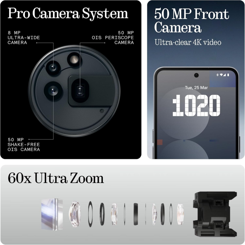 Nothing Phone 3a Pro 12+256gb - Black