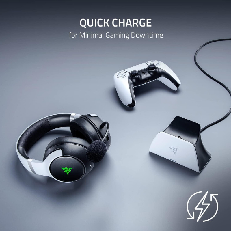 Razer Legendary Bundle Wireless Headset and Quick Charging Stand for PlayStation