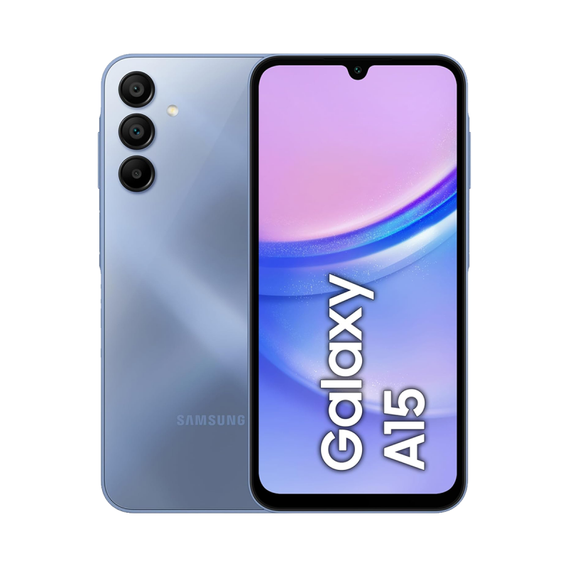 Samsung Galaxy A15 4G Smartphone (6+128GB, Dual Sim) -  Blue