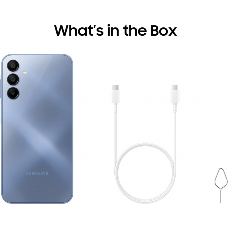 Samsung Galaxy A15 4G Smartphone (6+128GB, Dual Sim) -  Blue