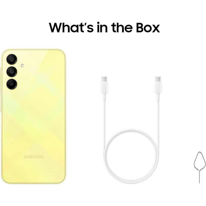 Samsung Galaxy A15 4G Smartphone (6+128GB, Dual Sim) - Yellow
