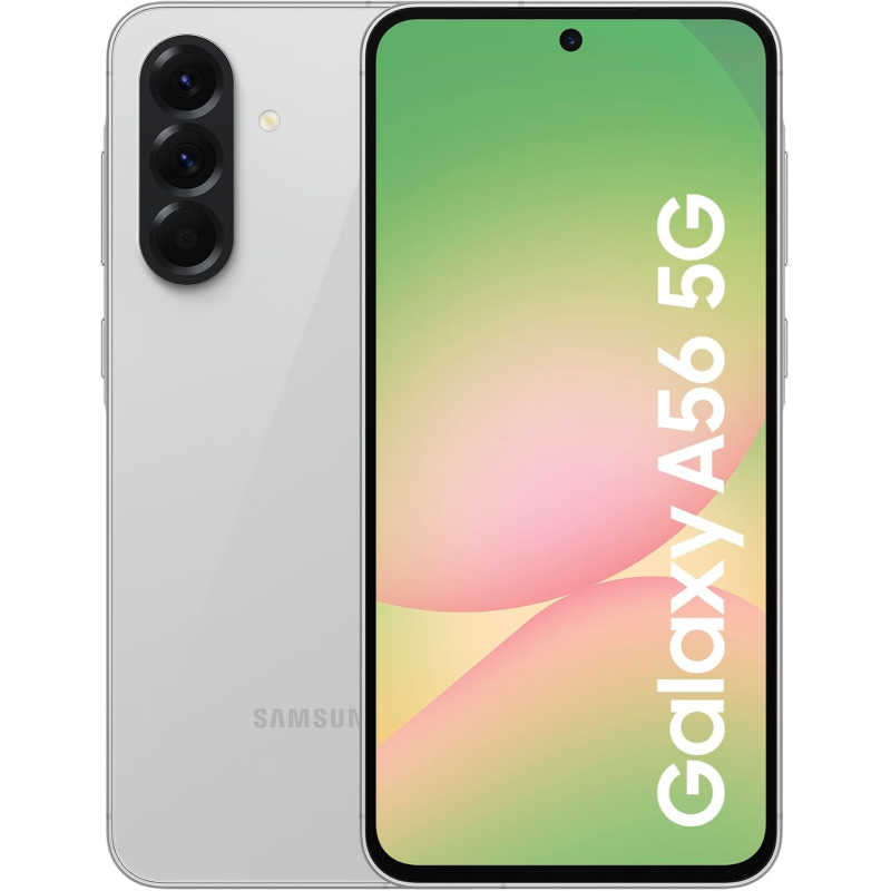 Samsung Galaxy A56 5G Smartphone (Dual-SIMs, 8+128GB) - Awesome Lightgrey
