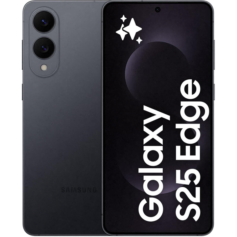 Samsung Galaxy S25 Edge 5G Smartphone (Dual-SIMs, 12GB+256GB) - Titanium Jetblack