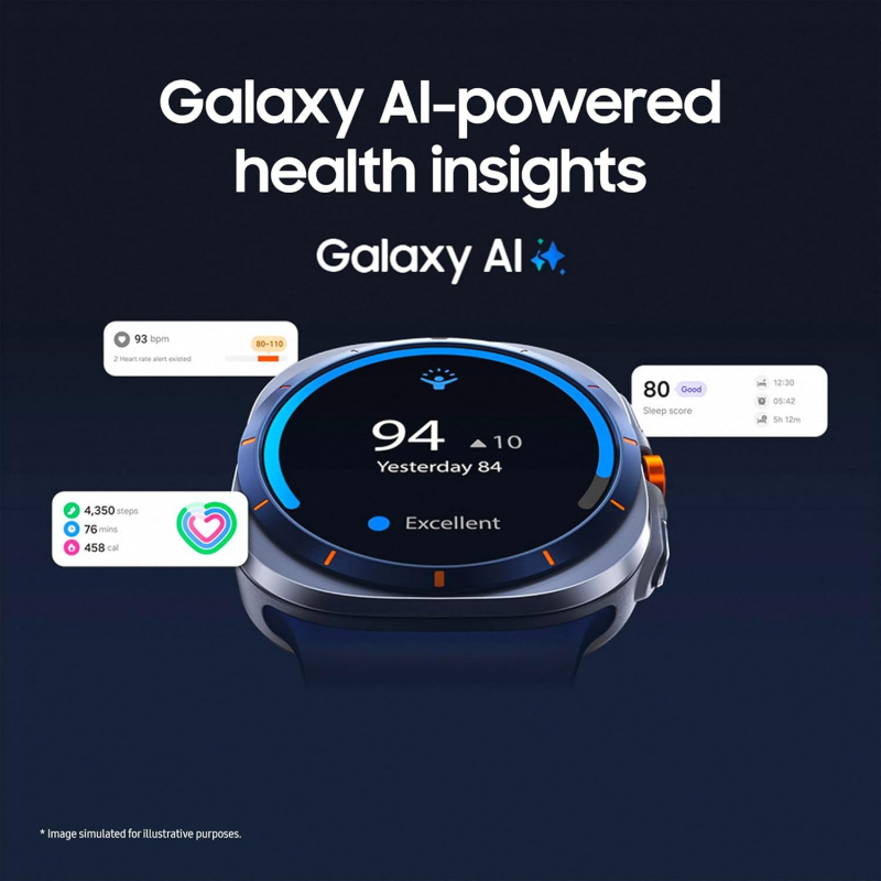 Samsung Galaxy Watch Ultra (2025, LTE, 47mm) - Titanium Silver