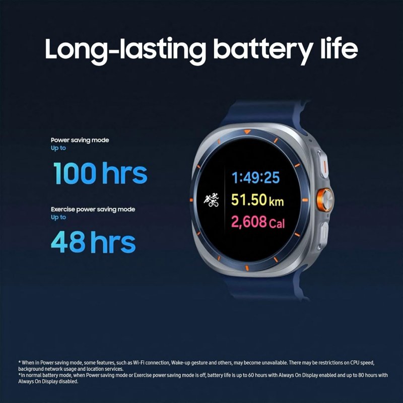 Samsung Galaxy Watch Ultra (2025, LTE, 47mm) - Titanium Silver