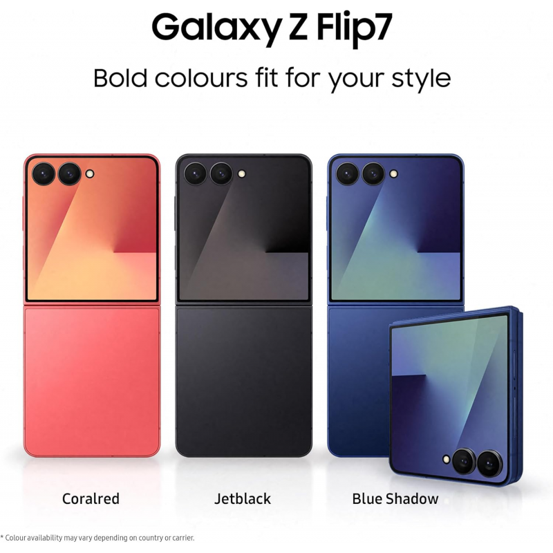 Samsung Galaxy Z Flip 7 5G Smartphone (12+512GB) - Blue Shadow