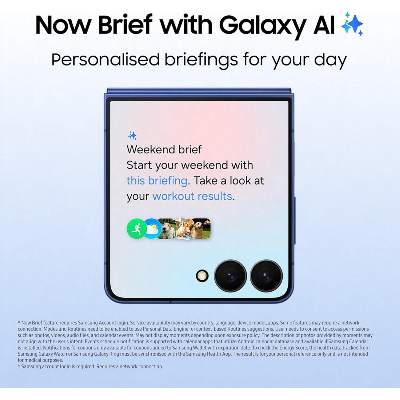 Samsung Galaxy Z Flip 7 5G Smartphone (12+256GB) - Jet Black