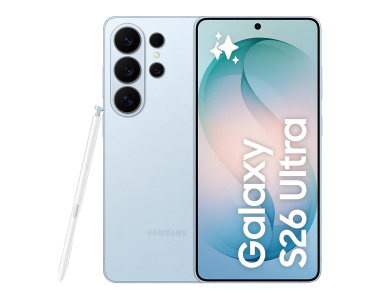 Samsung Galaxy S26 Ultra 5G Smartphone (Dual-SIMs, 12GB+256GB) - Sky Blue