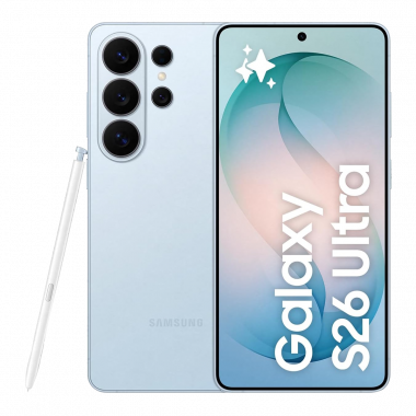 Samsung Galaxy S26 Ultra 5G Smartphone (Dual-SIMs, 12GB+256GB) - Sky Blue