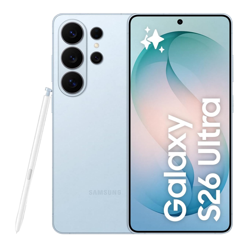 Samsung Galaxy S26 Ultra 5G Smartphone (Dual-SIMs, 12GB+512GB) - Sky Blue