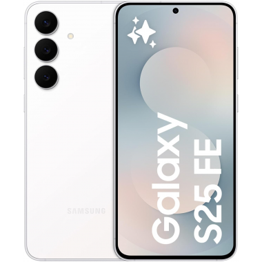 Samsung Galaxy S25 FE 5G Smartphone (Dual-SIMs, 8GB+128GB) - White
