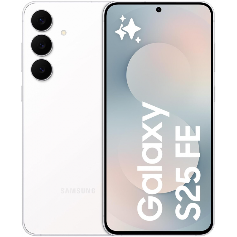 Samsung Galaxy S25 FE 5G Smartphone (Dual-SIMs, 8GB+256GB) - White