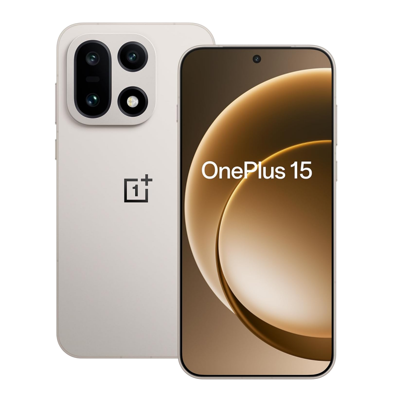 OnePlus 15 5G Smartphone (Dual SIMs, 16GB+512GB) - Sand Storm (Global Version)