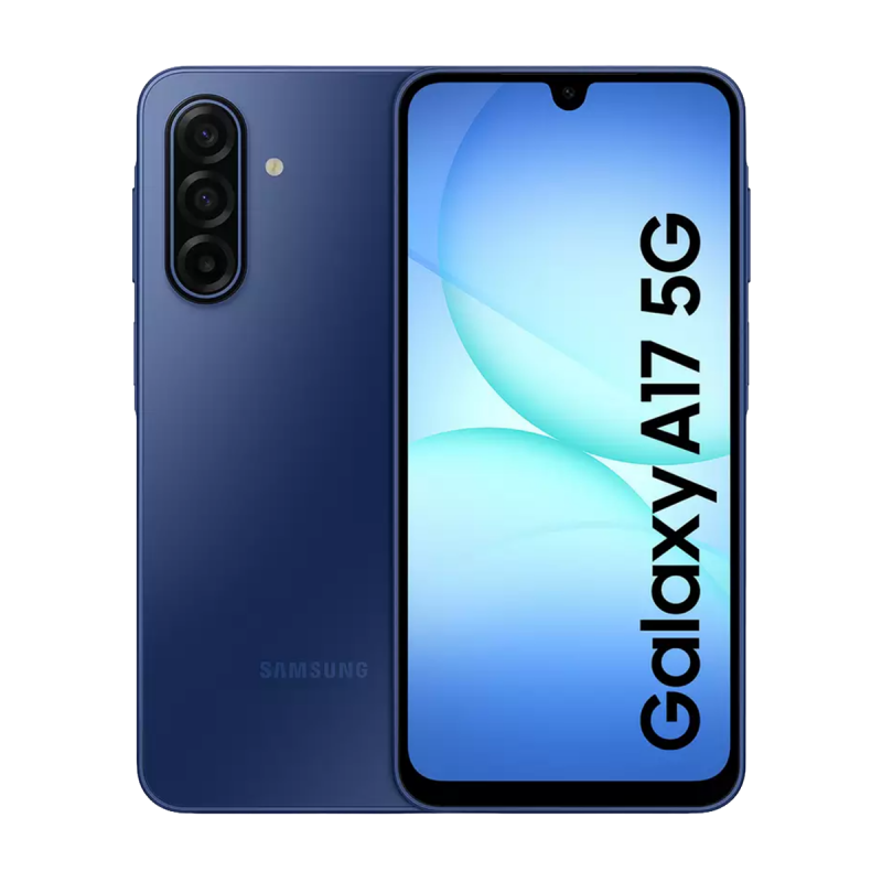 Samsung Galaxy A17 5G Smartphone (Dual-SIMs, 4GB + 128GB) - Blue