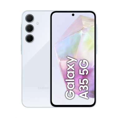 Samsung Galaxy A35 5G Smartphone (Dual-SIMs, 8+128GB) - Awesome Iceblue