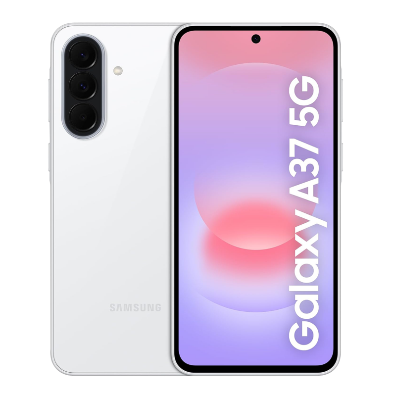 Samsung Galaxy A37 5G Smartphone (Dual-SIMs, 8+256GB) - Awesome White