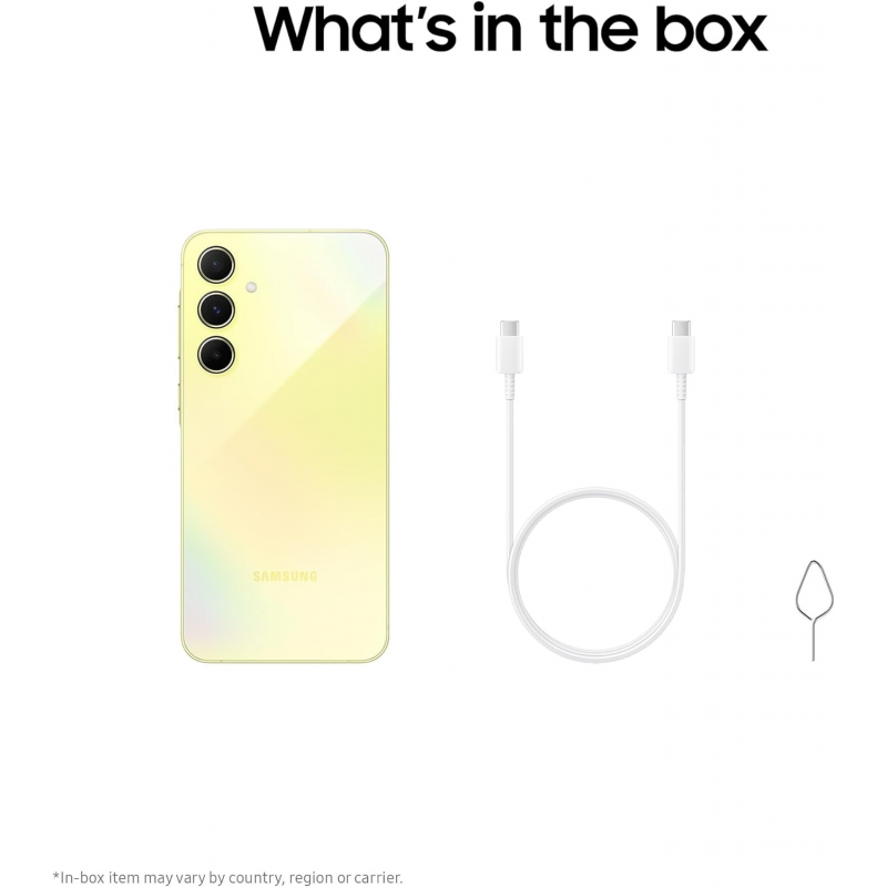 Samsung Galaxy A55 5G Smartphone (Dual-SIMs, 8+128GB) - Awesome Lemon