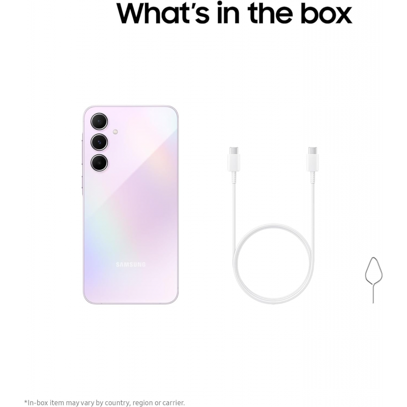 Samsung Galaxy A55 5G Smartphone (Dual-SIMs, 12+256GB) - Awesome Lilac