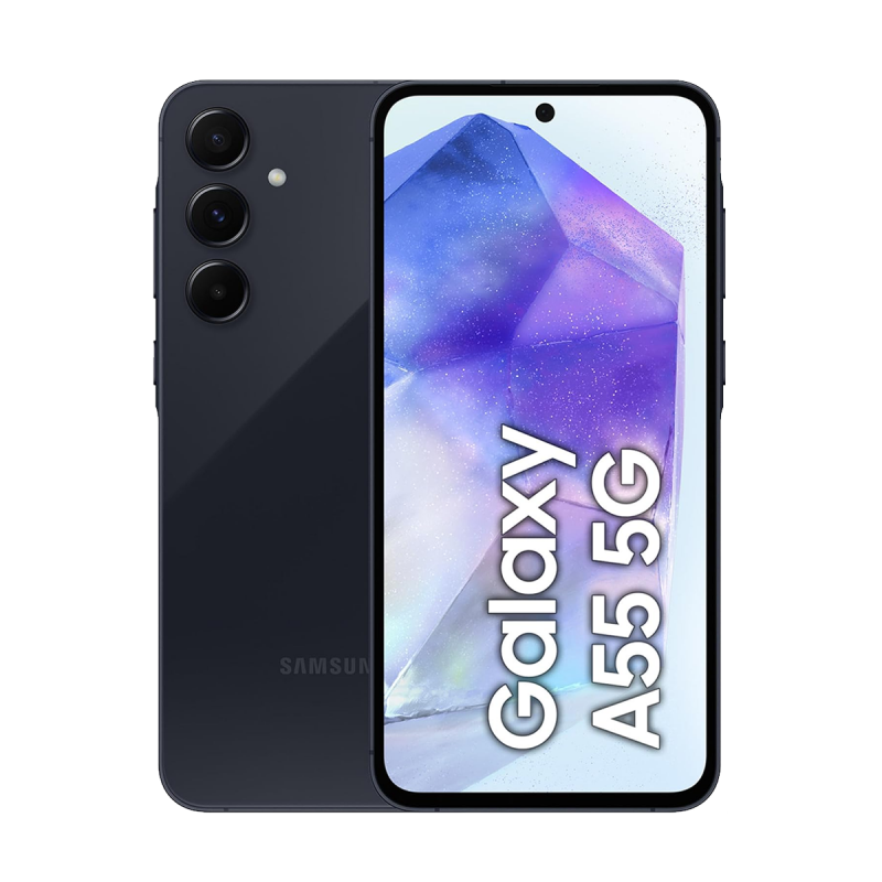 Samsung Galaxy A55 5G Smartphone (Dual-SIMs,12+256GB) - Awesome Navy