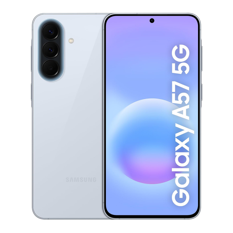 Samsung Galaxy A57 5G Smartphone (Dual-SIMs, 8+256GB) - Awesome Icyblue