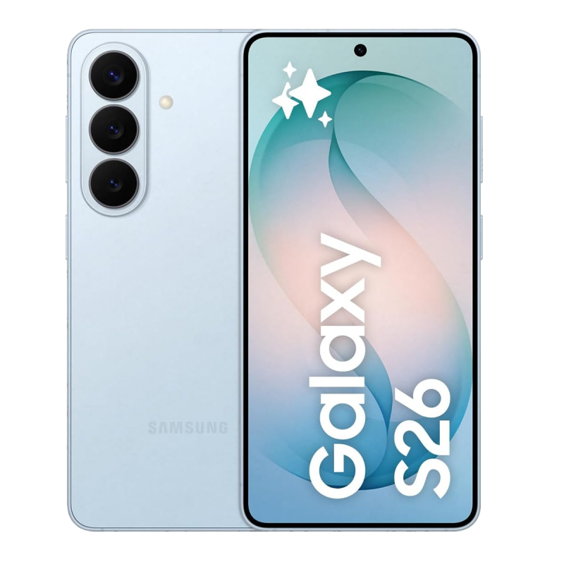 Samsung Galaxy S26 5G Smartphone (Dual-SIMs, 12GB+256GB) - Sky Blue