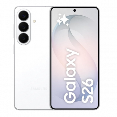 Samsung Galaxy S26 5G Smartphone (Dual-SIMs, 12GB+256GB) - White