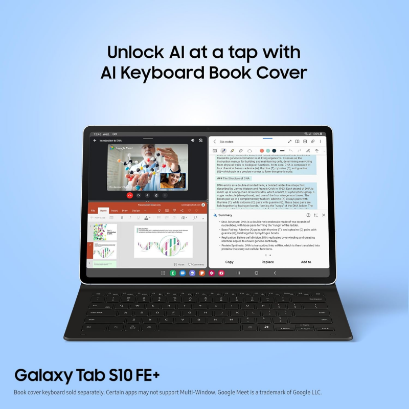 Samsung Galaxy Tab S10 FE (WiFi, 12GB + 256GB) - Silver