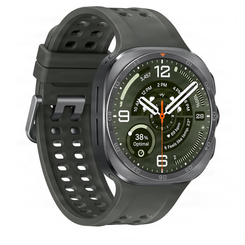 Samsung Galaxy Watch Ultra 2 Smart Watch (LTE, 47mm) - Titanium Sliver with Black Marina Band