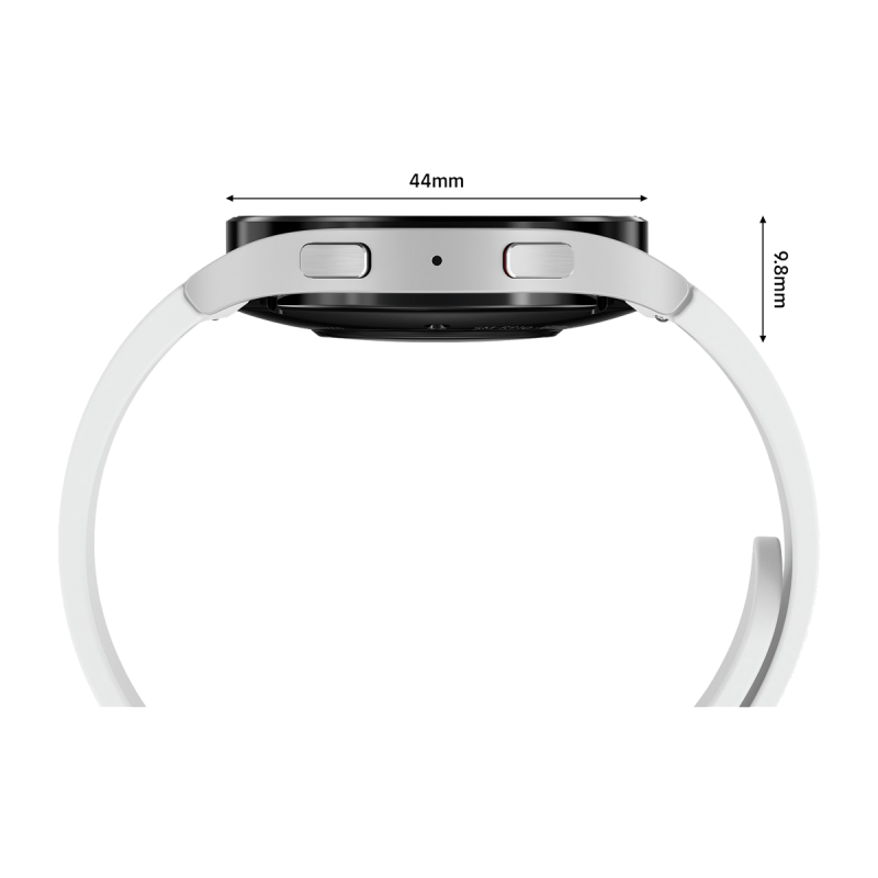 Renewed - Samsung Galaxy Watch 5 Smart Watch (Bluetooth, 44mm) - Silver