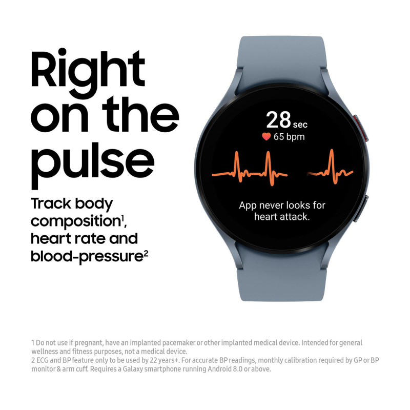 Renewed - Samsung Galaxy Watch 5 Smart Watch (Bluetooth, 44mm) - Silver