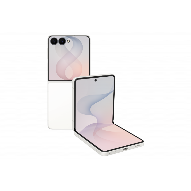 Samsung Galaxy Z Flip8 5G Smartphone (12GB + 256GB) - Cream