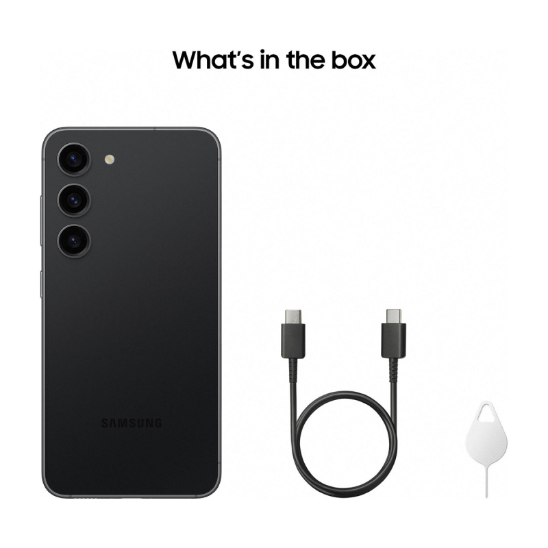 Samsung Galaxy S23 5G Smartphone (Dual-SIMs, 8+128GB) - Phantom Black