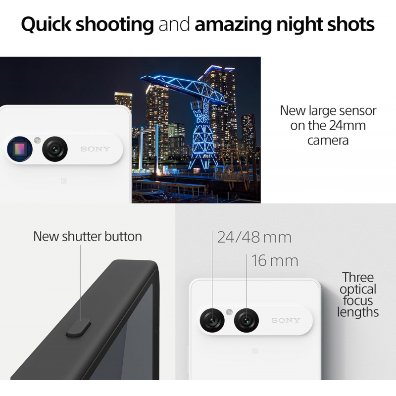 Sony Xperia 10 VII 5G Smartphone (Dual-SIM, 8 +128GB) - Charcoal Black