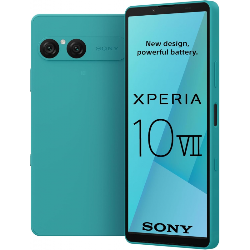 Sony Xperia 10 VII 5G Smartphone (Dual-SIM, 8 +128GB) - Turquoise