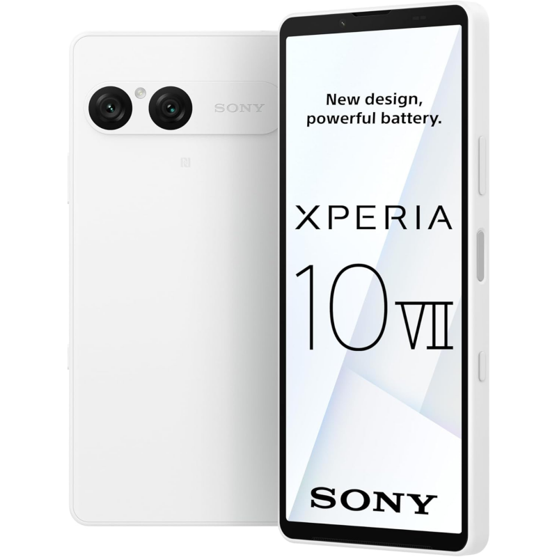 Sony Xperia 10 VII  5G Smartphone (Dual-SIM, 8 +128GB) - White