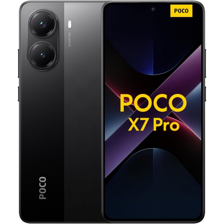 Xiaomi Poco X7 Pro 5G Smartphone (Dual-Sim, 12+512GB) - Black