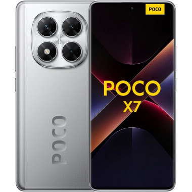 Xiaomi Poco X7 5G Smartphone (Dual-Sim, 12+512GB) - Silver