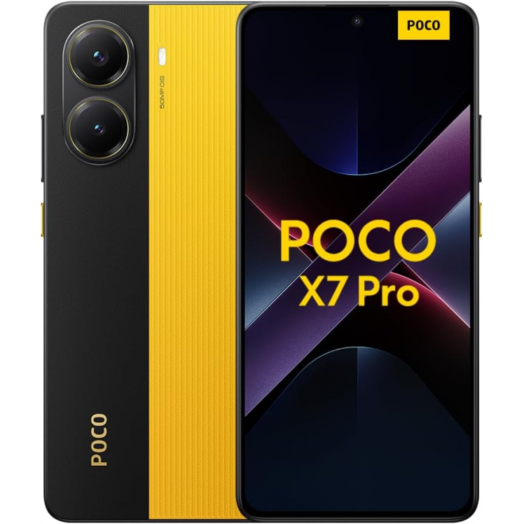 Xiaomi Poco X7 Pro 5G Smartphone (Dual-Sim, 12+512GB) - Yellow