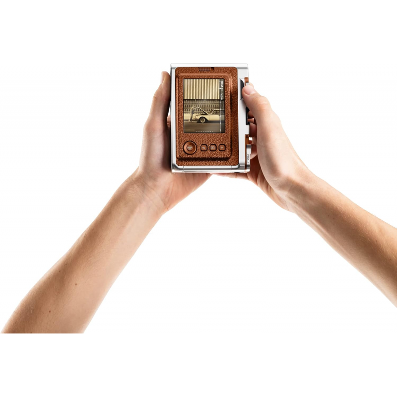 Fujifilm Instax mini EVO Instant Camera - Brown