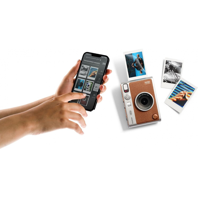 Fujifilm Instax mini EVO Instant Camera - Brown