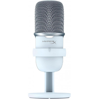 HyperX SoloCast –USB Condenser Gaming Microphone - White