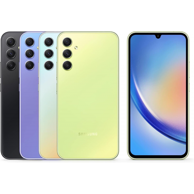 Samsung Galaxy A34 5G Smartphone (Dual-SIMs, 8+128GB) - Violet