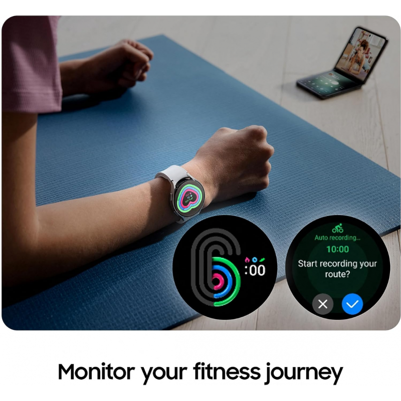 Renewed - Samsung Galaxy Watch 6 Smart Watch (Bluetooth, 44mm) - Silver