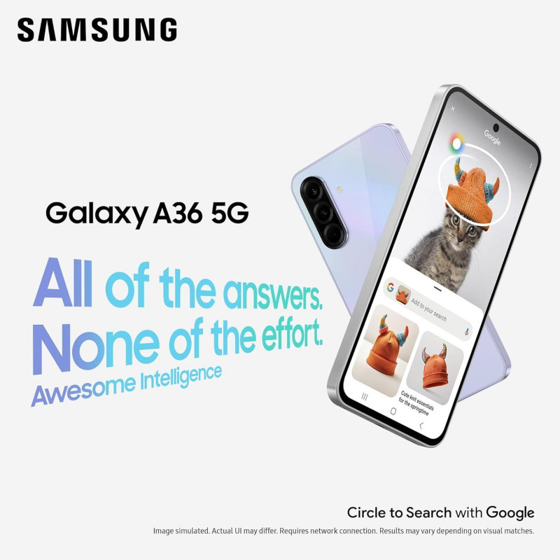 Samsung Galaxy A36 (12GB -256GB ) - Awesome White