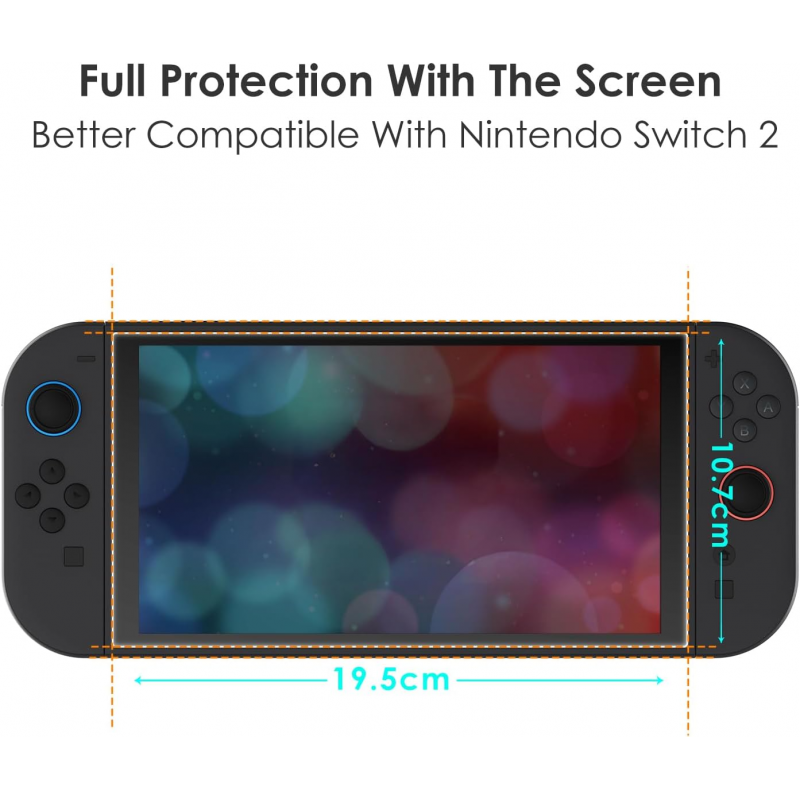 3 Pack - Tempered Glass Screen Protector For Nintendo Switch 2