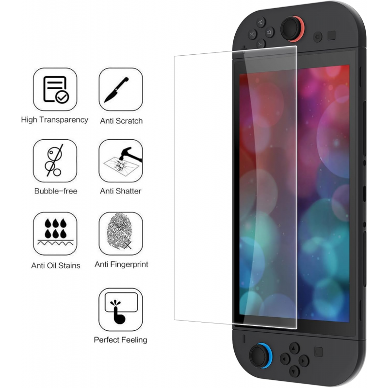 3 Pack - Tempered Glass Screen Protector For Nintendo Switch 2